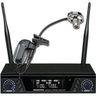 AMT Q7-P800BM Dual-Channel Q7 Receiver and Single Transmitter Wireless System for Trumpet (Bell-Mounted, 900 MHz)