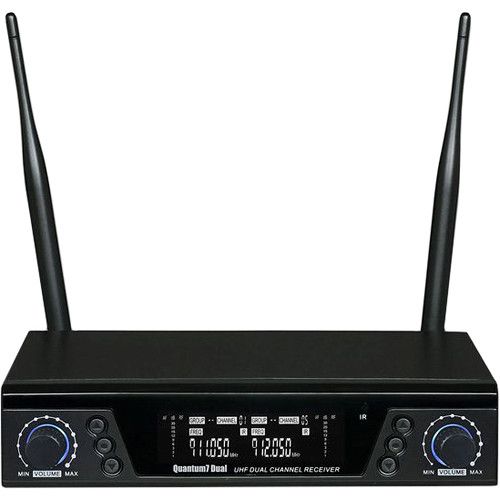  AMT Q7-VS Dual-Channel Q7 Receiver and Single Transmitter Wireless System for Violin (900 MHz)