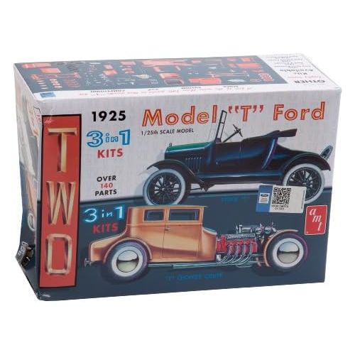  Round 2 AMT626 Round 2 - AMT 125 Scale 1925 Ford Model T Model Kit