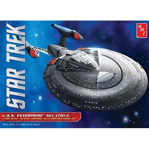  Round 2, LLC AMT U.S.S. Enterprise 1701-E 1:1400 Scale Model Kit