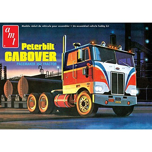  AMT 1:25 Scale Peterbilt Cabover Pacemaker 352 Tractor Model Kit