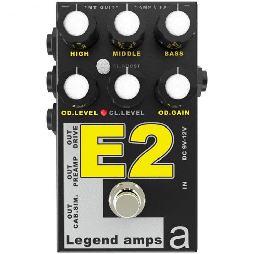  AMT Electronics},description:Introducing the next generation of the Legend Amp Series of pedals, the Legend II line. Guaranteed to be the most versatile distortion pedals on the ma