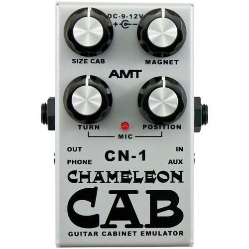  AMT Electronics},description:The CN-1 Chameleon Cab is a unique, one-of-a-kind speaker cabinet emulation tool that AMT has created due to the increased popular demand of home studi