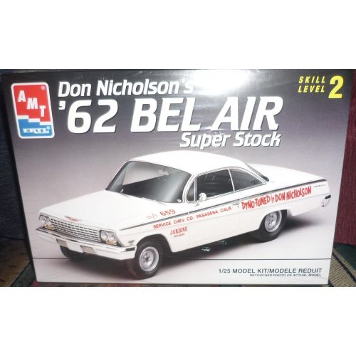  AMT Ertl Don Nicholsons 1962 Bel Air Super Stock-Skill Level 2, 125 MODEL KIT