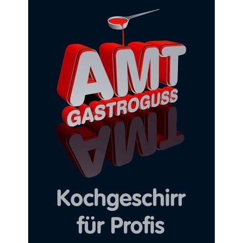  AMT Schmortopf 832 aus Aluguss - Durchmesser 32 cm, Hoehe 8 cm