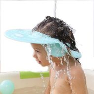 [아마존베스트]AMTOOCH Baby Bath Shampoo Cap wash Shower Visor Adjustable Bathing tub Head Hair Rinser Shield hat Prevent Water Entering Eyes and Ears Protection Toddler Child Kids (Blue)