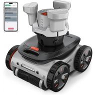 Espier Robotic Pool Skimmer Cleaner, Clarifies Water, Cleans Surface, Floor, Walls, and Waterline, Powerful Suction Automatic Pool Vacuum, APP Control