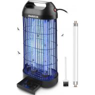 AMUFER Bug Zapper Indoor，3600V Powerful Electric Mosquito Zapper with 16W UV Light,1-Pack Replacement Bulb Included.