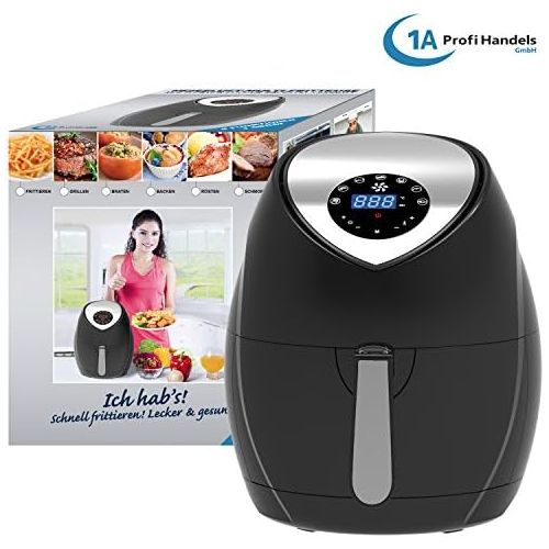  [아마존베스트]AMUR No fat fryer Hot Air Fryer Digital Multi Hot Air Fryer Eco Air of DC 1400W, Digital Touch Panel.