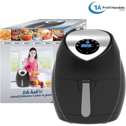  [아마존베스트]AMUR No fat fryer Hot Air Fryer Digital Multi Hot Air Fryer Eco Air of DC 1400W, Digital Touch Panel.