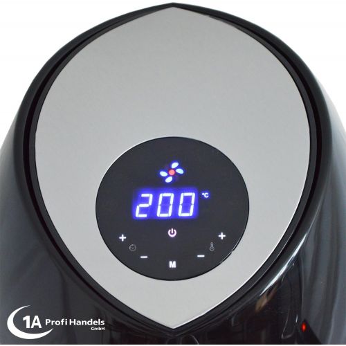  [아마존베스트]AMUR No fat fryer Hot Air Fryer Digital Multi Hot Air Fryer Eco Air of DC 1400W, Digital Touch Panel.