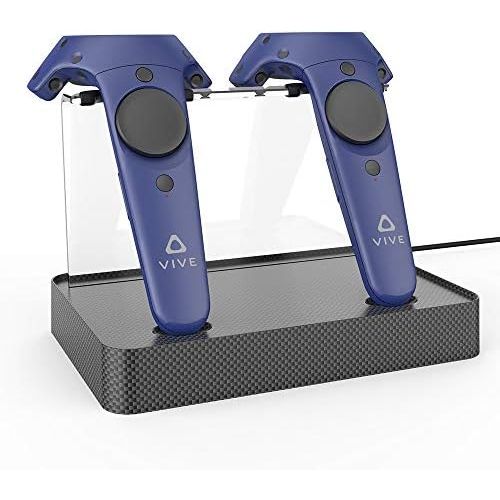  By      AMVR AMVR Dual Charger Magnetic Charging StationStand,Support Firmware Upgrade for HTC VIVE or Pro Controller (Carbon Fiber)