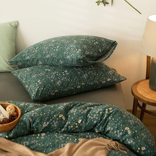  [아마존베스트]AMWAN Caramel Pumpkin Duvet Cover Queen Solid Color Bedding Set Full Jersey Knit Cotton Duvet Cover Hotel Quality Solid Comforter Cover Modern Bedroom Collection Solid Brown Bedding Set