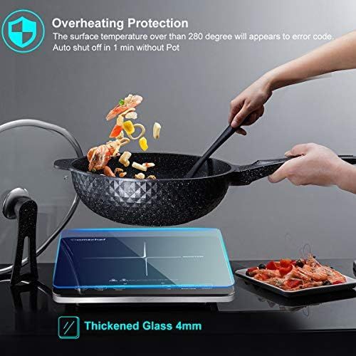  [아마존베스트]Amzchef Single Induction Hob 2000 W