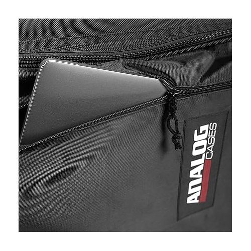  ANALOG CASES Sequential Pro 3 / Behringer Odyssey Case - Custom-Fitted Padded SUSTAIN Travel Case with Backpack Straps