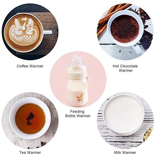  [아마존베스트]Smart Mug Warmer, Coffee Mug Warmer, Coffee Warmer for Desk with Auto Shut Off, ANBANGLIN Coffee Cup Warmer for Coffee Milk Tea, Candle Wax Cup Warmer Heating Plate, Great Gift for