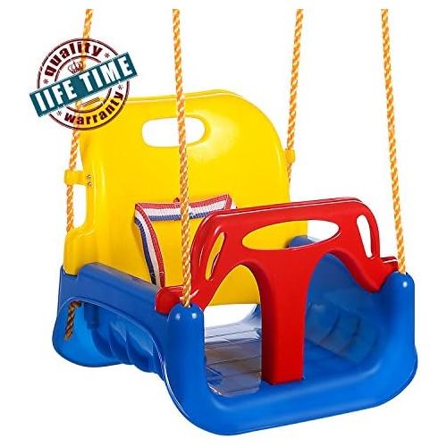  [아마존베스트]ANCHEER 3-in-1 Toddler Swing Seat Infants to Teens, Detachable Outdoor Toddlers Children Hanging Seat