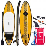 ANCHEER redder Inflatable Stand Up Paddle Board with Premium SUP Accessories & Backpack Non-Slip Deck, Leash, Paddle, Hand Pump & Repair Kit