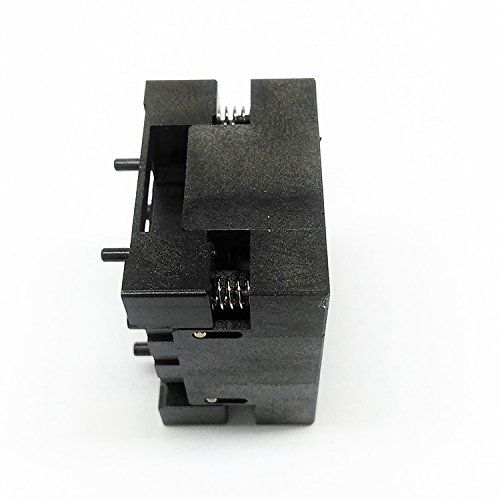  ANDK QFN8 MLF8 Burn in Socket Open Top Pogo Pin IC Test Socket Pitch 0.5mm Chip Size 2x3 Flash Adapter Programming Socket