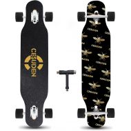 ANDRIMAX Longboard Skateboard, 41 Inch Complete Longboard Cruiser Skateboard for Adults Beginners Girls Boys Teens-Longboard Skateboards for Carving,Free-Style and Downhill