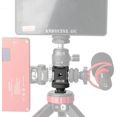  ANDYCINE Triple Shoe Mount with 1/4