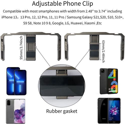  ANDYCINE Dual-Grip Aluminum Smartphone Cage