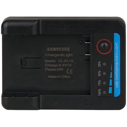  ANDYCINE 35-LED Mini On-Camera Light with Battery Plate (Nikon EN-EL15)