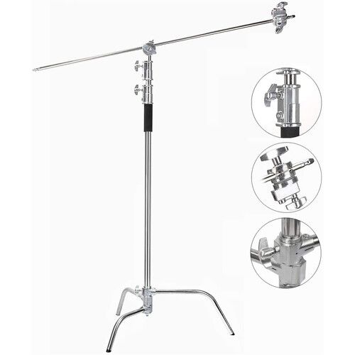  ANDYCINE C-Stand with Arm, Wheels, Sandbags, and Carry Bag (10.8')