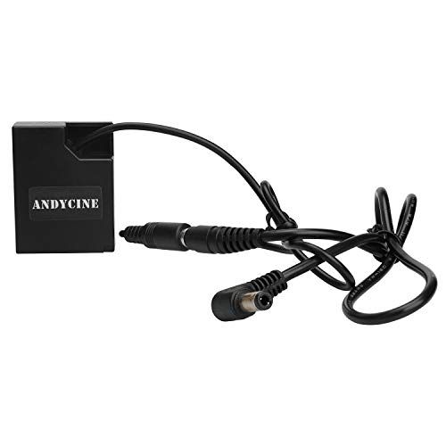  ANDYCINE CP-W126 DC Coupler NP-W126 Dummy Battery Power Adapter for Fujifilm X-T3 Work with ANDYCINE A6/A6Lite,Feelworld MA5/F5/F6 and DC 9V Aadapter