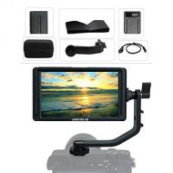Andycine A6 Lite Camera Monitor, Storage Case +F550 Battery+Charger,+Tilt Arm, 5 IPS Full HD IPS 1920x1080 DSLR Video Peaking Focus Assist with 4K Input Output HDMI DC 8.4V