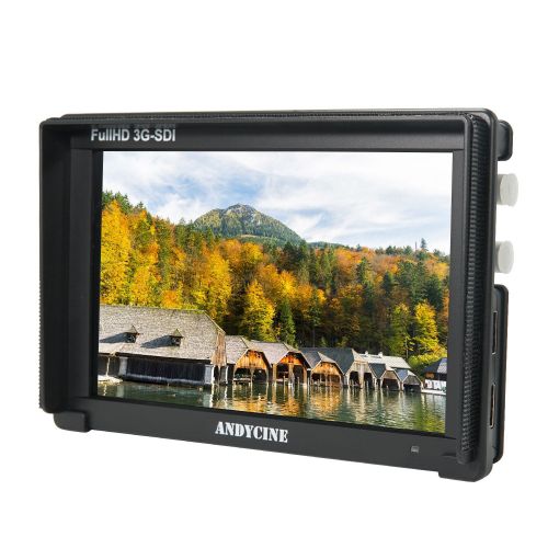  ANDYCINE A7 7 Inch IPS Screen 1920X1200 3G-SDI 4K HDMI Input and Output Camera Video Monitor with ANDYCINE Power AdapterSDI CableCarrying Case