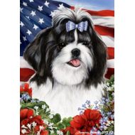 ANGELSANDPAWS Shih Tzu Garden Flags