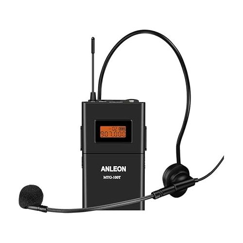  ANLEON MTG-100 Wireless Acoustic Transmission System Tour Guide Simultaneous Translation System (1 Transmitter & 20 Receivers)