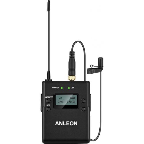  ANLEON P1/C Wireless Lavalier Microphone System Mini Lapel Microphone for Canon 6D 7d 5D3 5d4 Nikon D810 DSLR Cameras & Camcorders Recording, YouTube, Vlogging