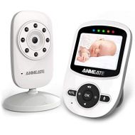 ANMEATE Video Baby Monitor with Camera and Infrared Night Vision, Two-Way Talkback, and Temperature Monitor...