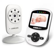 Video Baby Monitor with Digital Camera, ANMEATE Digital 2.4Ghz Wireless Video Monitor with Temperature Monitor, 960ft Transmission Range, 2-Way Talk, Night Vision, High Capacity Ba