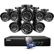 ANNKE 3K Lite Security Camera System Outdoor with AI Human/Vehicle Detection, 8CH H.265+ DVR and 8 x 1920TVL 2MP IP66 Home CCTV Cameras, Smart Playback, Email Alert with Images, 1TB Hard Drive - E200