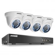 ANNKE 8CH 5 in 1 HD-TVI 3MP(1920x1536@18fps) DVR Recorder Security System, with (4) 3-Megapixel Outdoor Dome Cameras, Motion Detection, Super Night Vision-One 2TB HDD