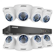 ANNKE 16CH 3.0MP Home Security Camera System W 8x HD 1080P 2.0MP waterproof Night vision Fixed Surveillance Camera, Super Night Vision, NO HDD Included