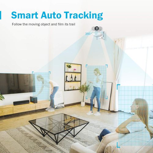  ANNKE 1080P IP Camera, Smart Wireless PanTilt Home Security Camera, Auto Tracking, APP Alarm Push, Two-Way Audio, Support 64GB TF Card, Cloud Storage Available, (Echo ShowEcho Sp