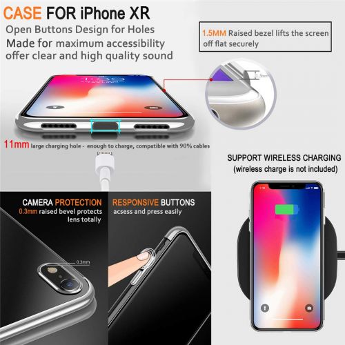  ANOLE Case for iPhone XR, Ultra-Thin Clear Soft Flexible TPU Slim Cover #6