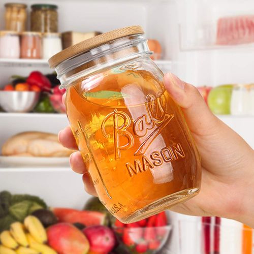  [아마존베스트]CDILOGO Mason Jar, Regular Mouth Mason Jars 16 Oz, Mason Jar Cups with Lids and Straws, Set of 2 Mason Jar Drinking Glasses