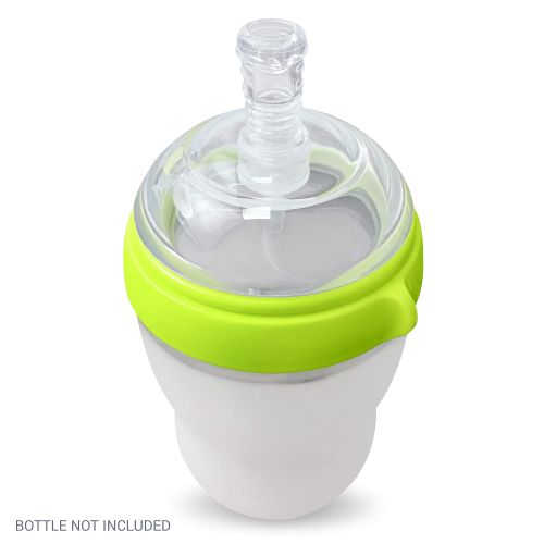  [아마존베스트]AnPei Straw Sippy Cup Transitional Nipple Kit for Comotomo Baby Bottles, 5 oz and 8 oz