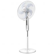 ANSIO FAN LYFS Pedestal Home Floor Can Be Rotated 3 Speed Setting Energy Efficient Remote Ultra-Quiet Vertical Air Circulation Timing 16-Inch White