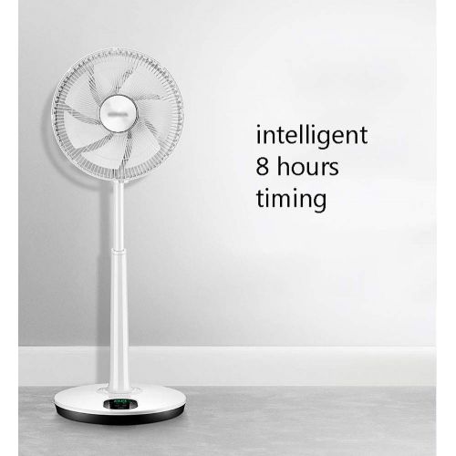  ANSIO FAN LYFS Pedestal Home Floor Can Be Rotated Adjustable Height 32 Wind Speeds Energy Efficient Remote Ultra-Quiet Vertical Air Circulation Timing White 24W