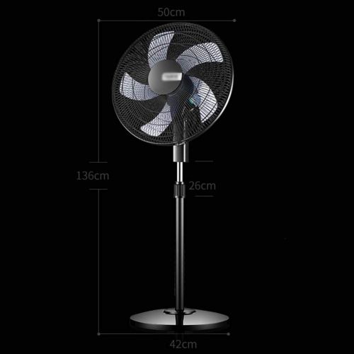  ANSIO FAN LYFS Pedestal Home Floor Can Be Rotated Adjustable Height 3 Speed Setting Energy Efficient Remote Ultra-Quiet Vertical Air Circulation Black 60W
