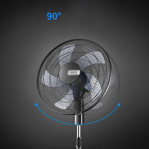  ANSIO FAN LYFS Pedestal Home Floor Can Be Rotated Adjustable Height 3 Speed Setting Energy Efficient Remote Ultra-Quiet Vertical Air Circulation Black 60W