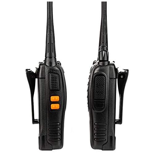  [아마존베스트]ANSIOVON Walkie Talkie-Rechargeable Long Range Two Way Radio-16 Channels-LED Flashlight -Earpiece-UHF 400-470Mhz-Professional Walky Talky-1500 Mah Rechargeable Li-ion Battery(Inclu