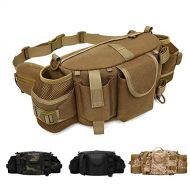 ANTARCTICA 1050D Military Tactical Waist Pack Bag Fanny Pack Sling Bag Range Bag EDC Camera Bag with Shoulder Strap for Outdoor,Sports,Jogging,Walking,Hiking,Cycling