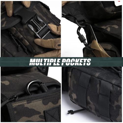  ANTARCTICA Waterproof Military Tactical Drop Leg Pouch Bag Type B Cross Over Leg Rig Outdoor Bike Cycling Hiking Thigh Bag